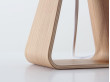 Petite lampe de table scandinave en oplale et multipli de chêne modèle Toad de Timo Niskanen
