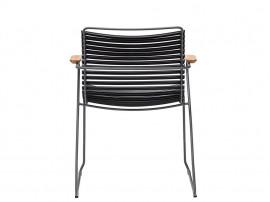 Chaise d'exterieur scandinave modèle CLICK avec accoudoirs 17 coloris