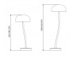 Curve Glass Table lamp.  6 sizes