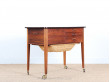Scandinavian rosewood sewing table 