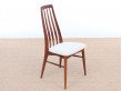 Suite de 4 chaises modèle Eva en palissandre de Rio