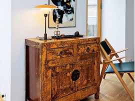Lampe de Table scandinave PH 31⁄2-21⁄2 métal & verre. Edition neuve