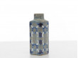 Petit vase scandinave carré en ceramique 711/3258 motif Baca