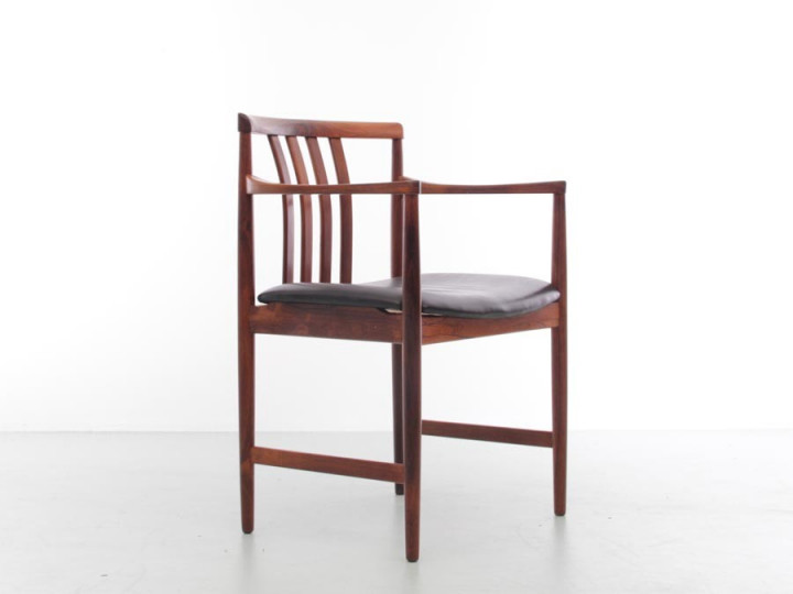 Mid-Century modern scandinavian armchair in Rio rosewood by Westnofa Mid-Century modern scandinavian armchair in Rio rosewood by Westnofa