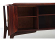 Grand bureau scandinave en palissandre de Rio